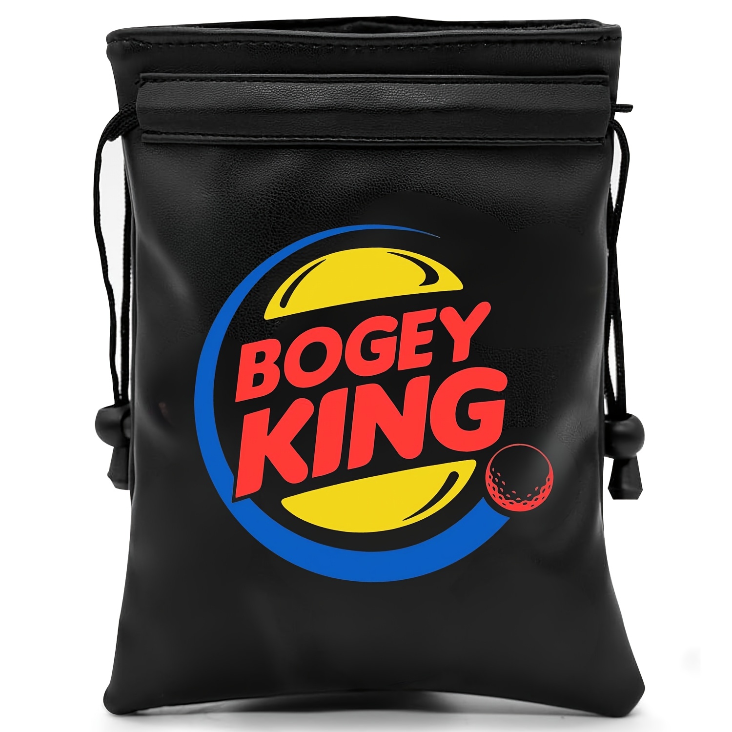 Golf Equipment Drawing - Bogey King Golf Valuables Pouch, PU
