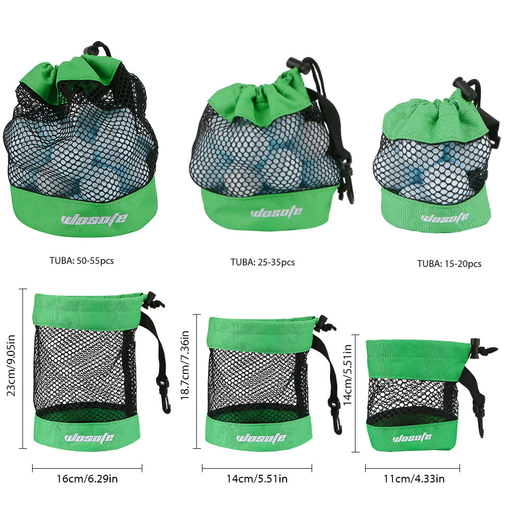 Golf Equipment Drawing - Nylon Drawstring Mesh Golf Bag Portable