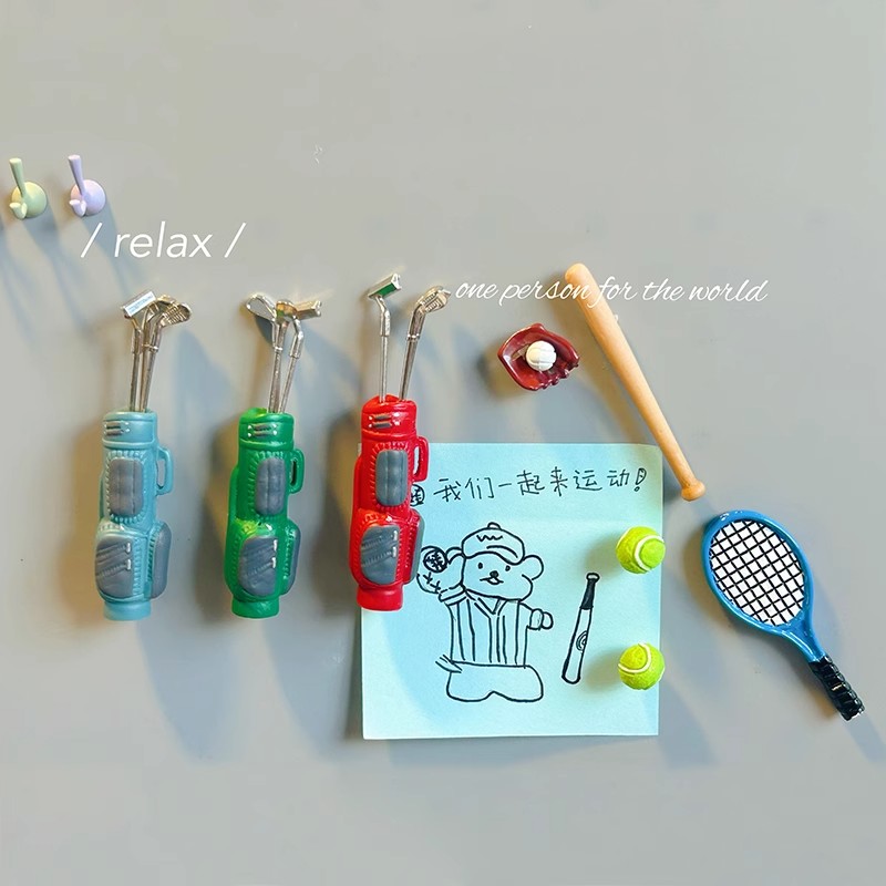 Sports Equipment Fridge Magnet - Golf Equipment Photos recension och pris