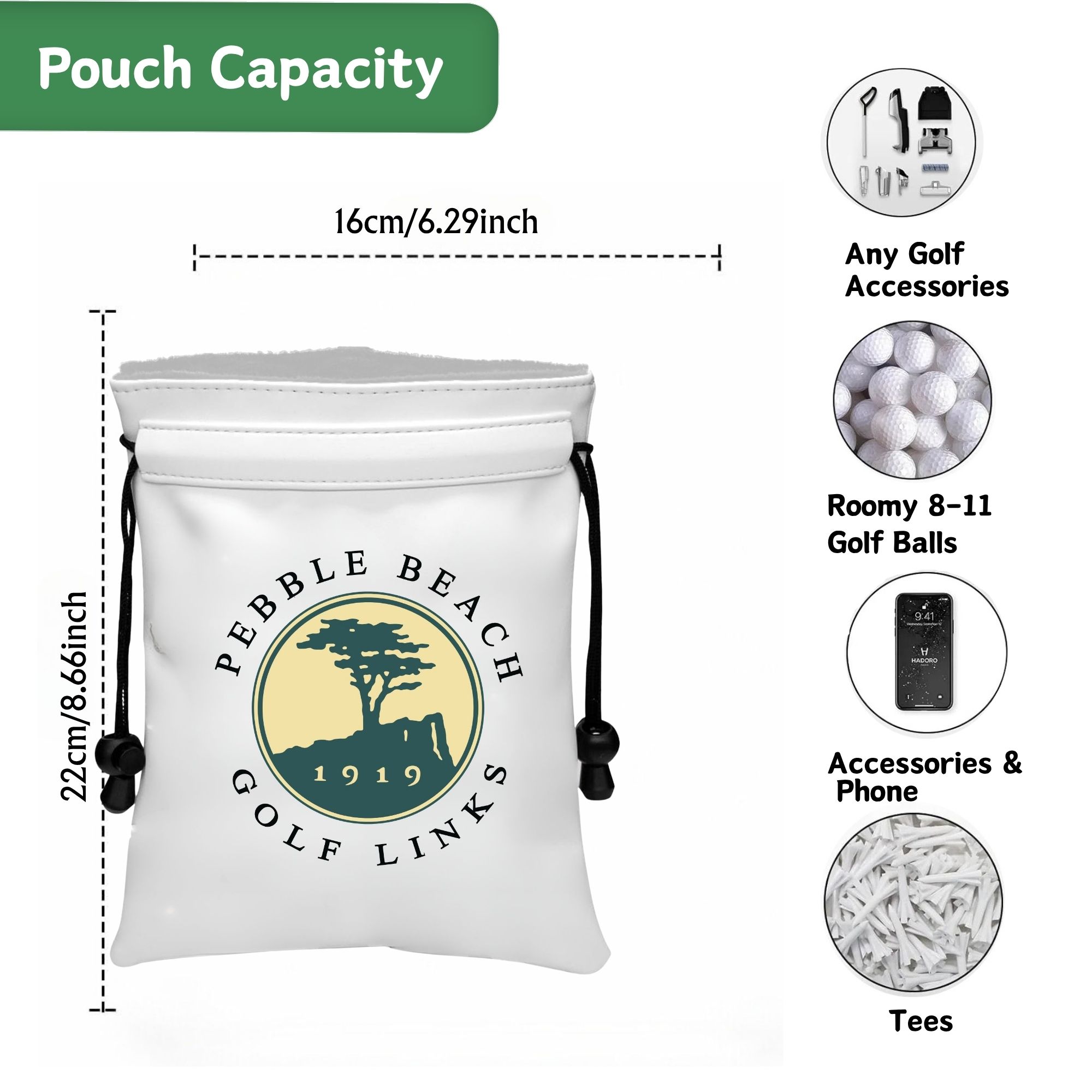 Crown Golf Valuable Item Bag,  - Golf Equipment Drawing recension och pris