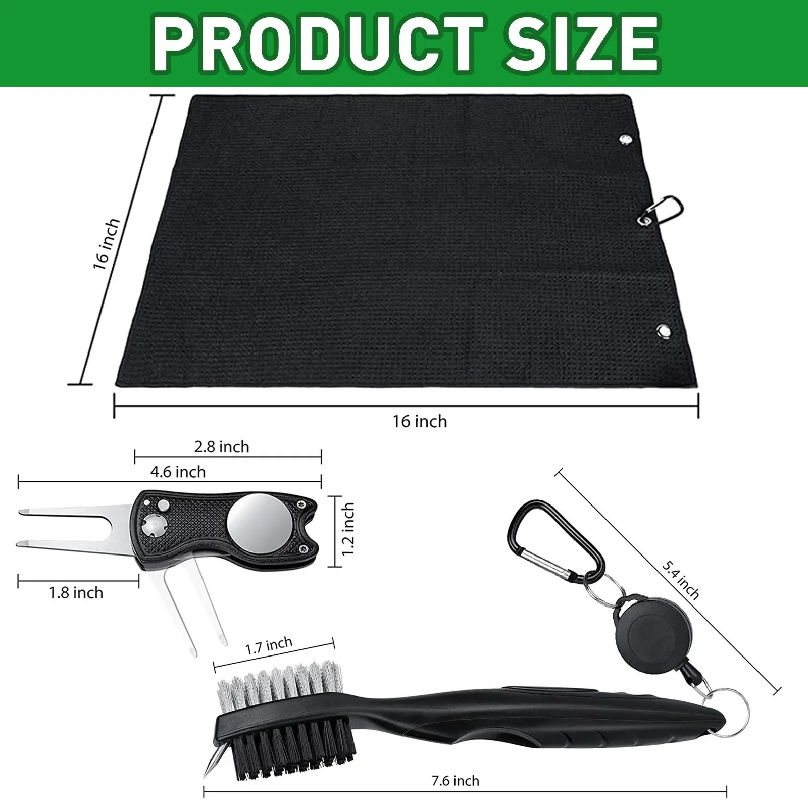 Golf Club Brush and Towel Clea - Golf Equipment Rental recension och pris