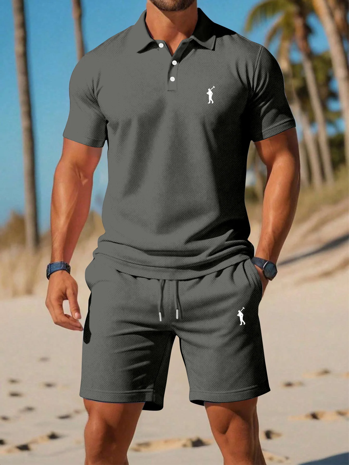 Men 2 Piece Golf Outfit Set Br - Golf Equipment Drawing recension och pris