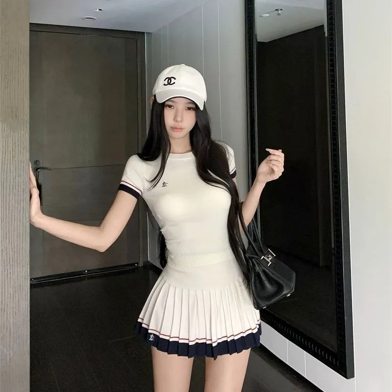 Korean Summer Two-piece Suit C - Golf Equipment For Women recension och pris