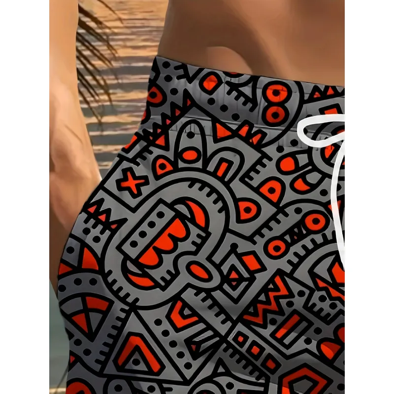 Men's 3D Geometric Print Beach - Golf Equipment Drawing recension och pris